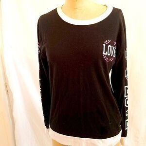 On Fire  Long Sleeve Top LOVE